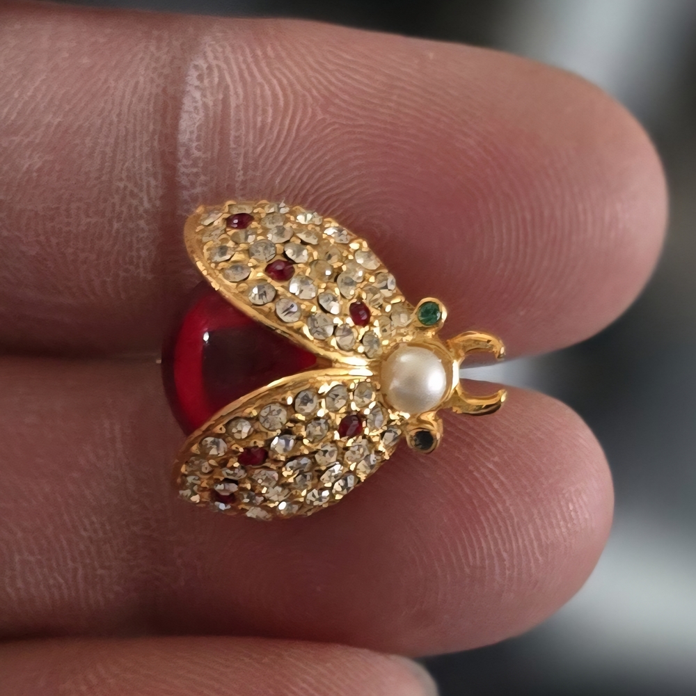 Absolutely adorable little ladybug brooch